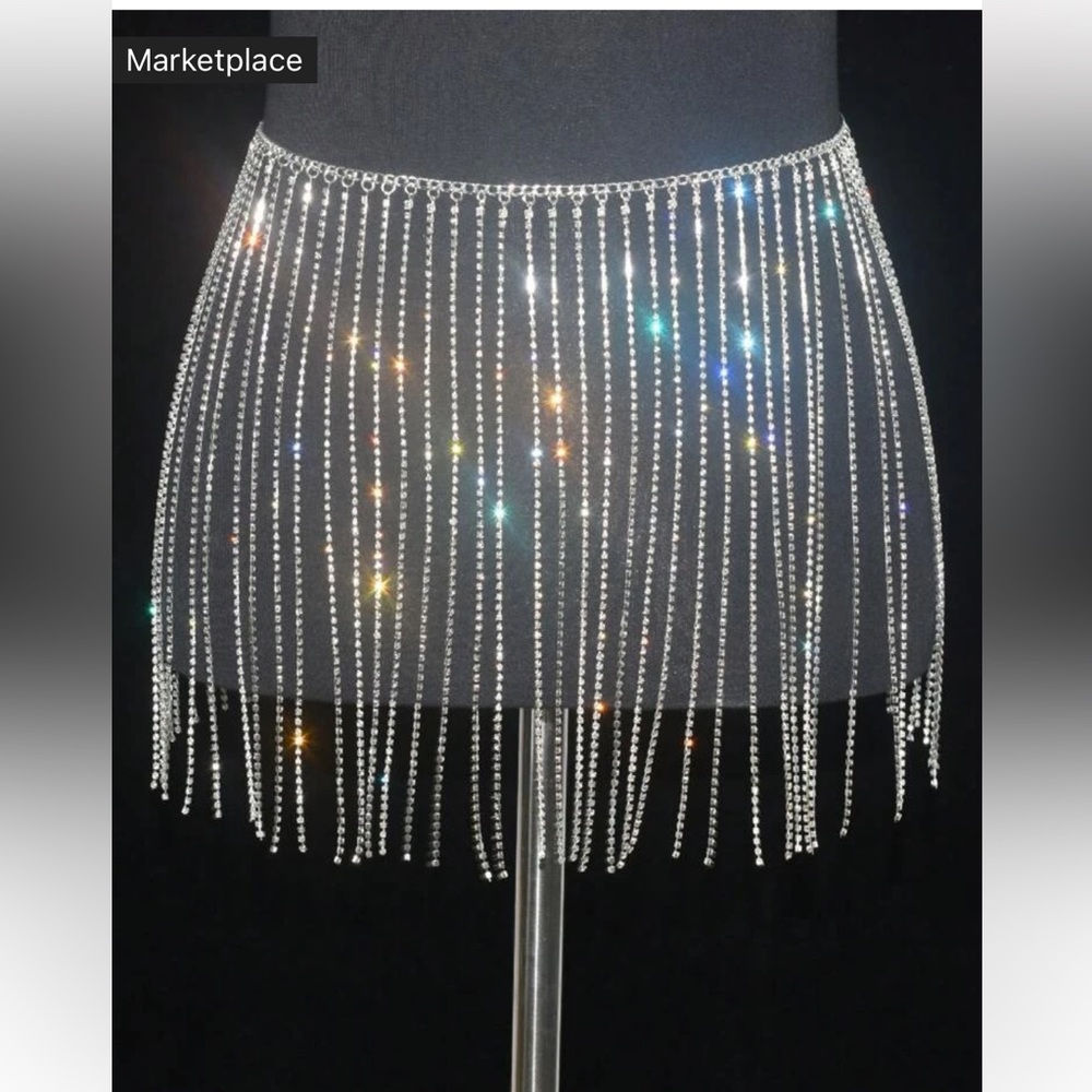 Diamond Fringe Belt